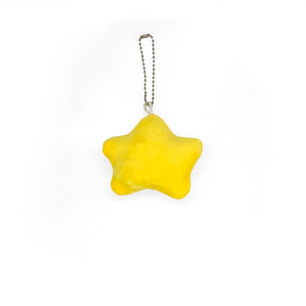 ⭐ NEW Smiley Star Plush Bag Charm/ Zipper Pull/ Keychain/ Tree Topper ⭐ - Picture 5 of 5